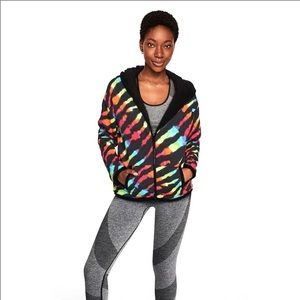 NWT Victoria Secret PINK size S Reversible Sherpa